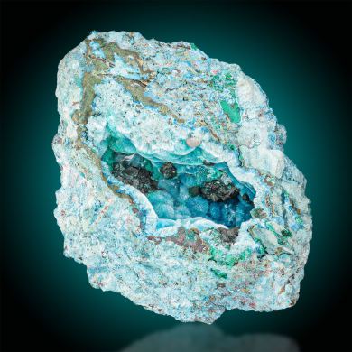Plancheite  & Malachite