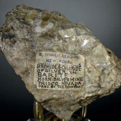 Bromargyrite and Chlorargyrite with Barite and Beaverite