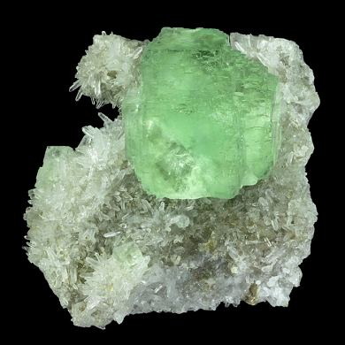 Fluorite on Quartz