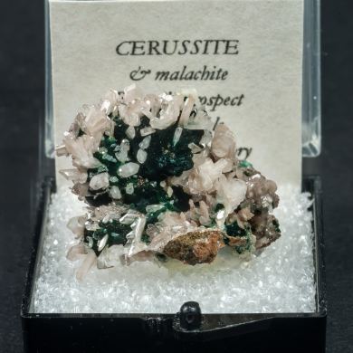Cerussite with Malachite