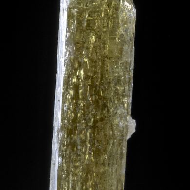 Vesuvianite - gem crystal with unusual color