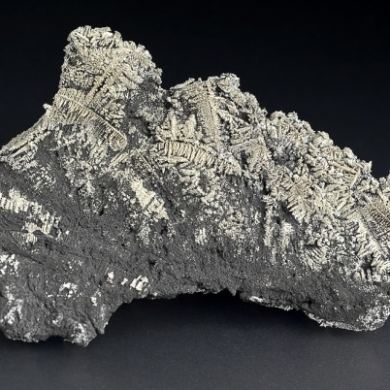 Silver on Native arsenic