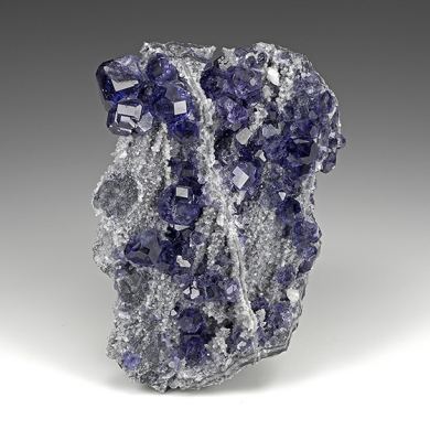 Fluorite with Quartz