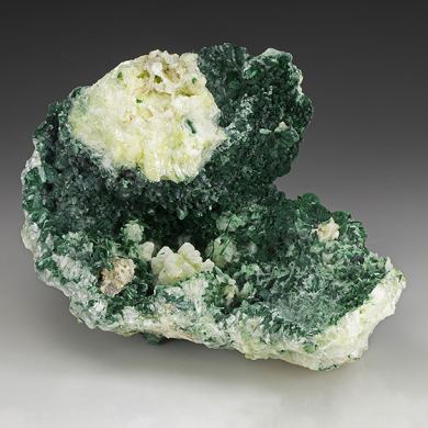 Cerussite with Malachite