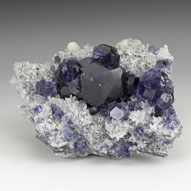 Fluorite with Quartz