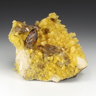 Barite with Calcite