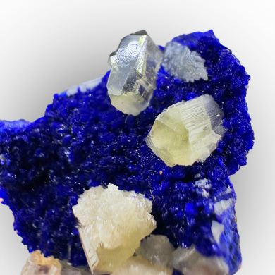 Cerussite, azurite