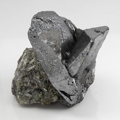 Ferberite with Arsenopyrite, Quartz, Marcasite