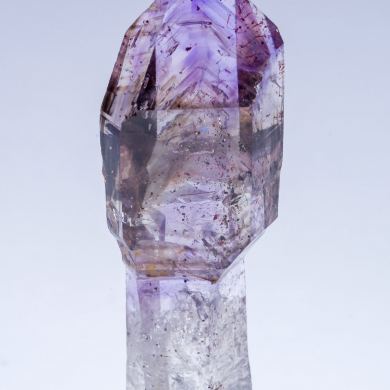 Quartz scepter (variety amethyst)