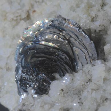 Hematite (iron Rose) on Adularia