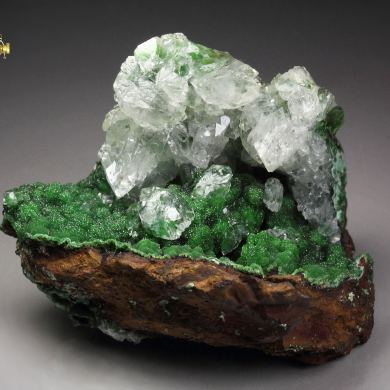 CONICHALCITE, CALCITE