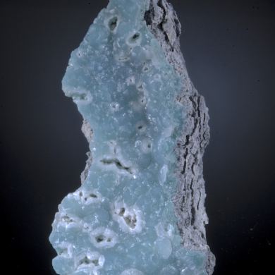Smithsonite - blue green with white eyes