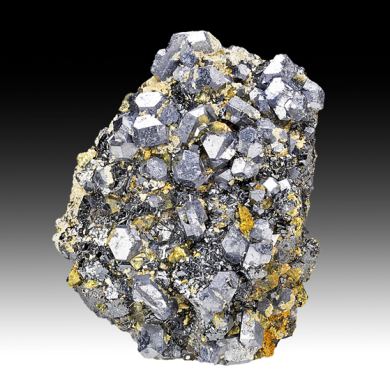 Galena with Sphalerite, Chalcopyrite