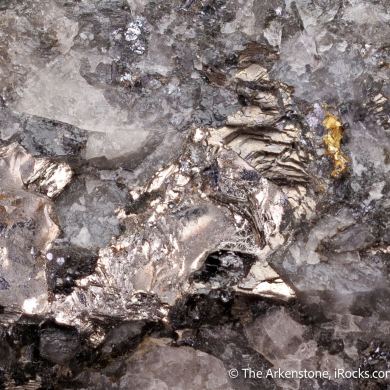 Joséite-B with Native Gold in Bismuth