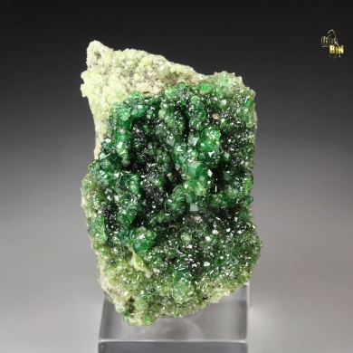 gem GARNET var. GROSSULAR var. CHROMIAN, DIOPSIDE