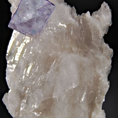 Fluorite on Quartz