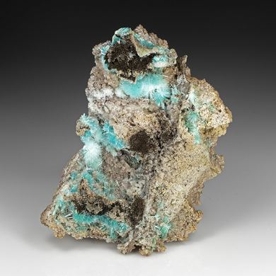 Aurichalcite with Hemimorphite