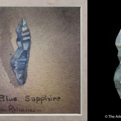 Corundum var. Sapphire