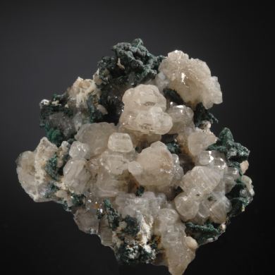Cerussite with Malachite etc.