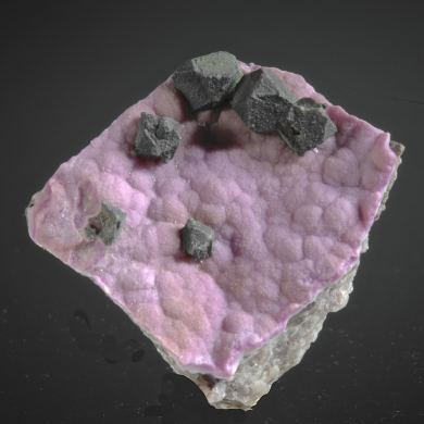 Kolwezite pseudo after Cuprite crystals with Co Dolomite