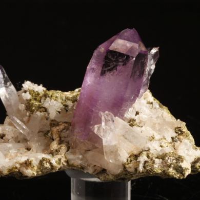 Amethyst with Epidote
