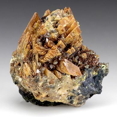 Hureaulite with Leucophosphite, Laueite, Bermanite, Beraunite, Rockbridgeite