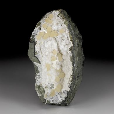 Gyrolite with Quartz