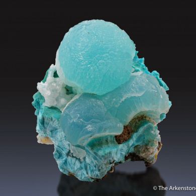 Smithsonite on Aurichalcite