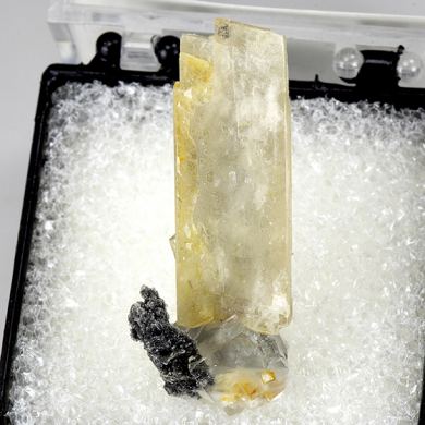 Barite on Fluorite