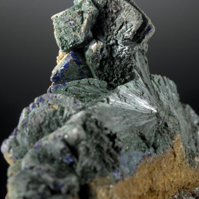 Malachite after Azurite - classic locality