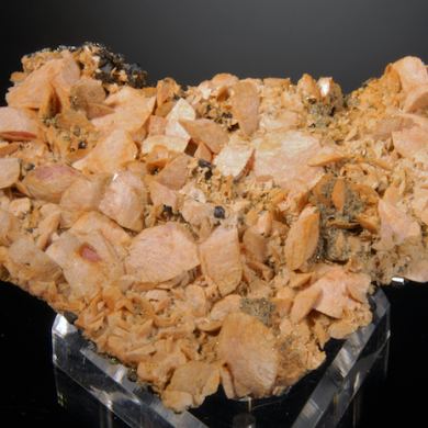 Rhodochrosite and Sphalerite with Pyrite