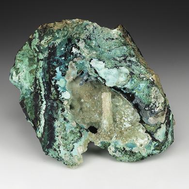 Cerussite with Chrysocolla