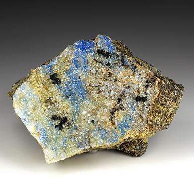 Silver with Kinoite, Hydroxylapophyllite-K