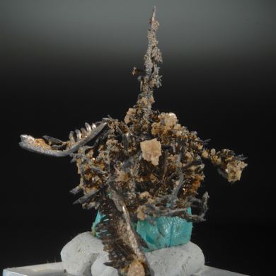 Silver with Calcite