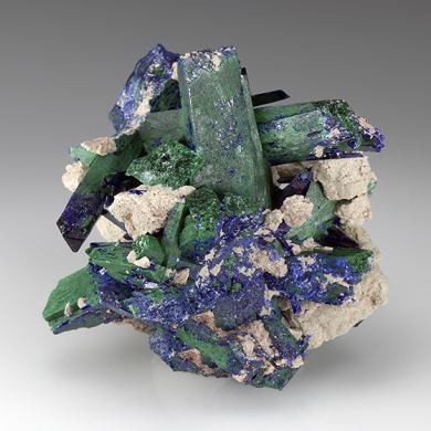 Malachite replacing Azurite