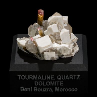 Tourmaline, Quartz & Orthoclase from Morocco