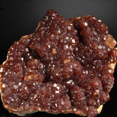 Spessartine over Orthoclase
