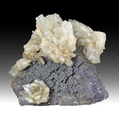 Barite with Fluorite