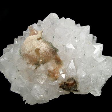 Fluorite on Quartz