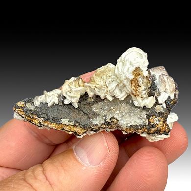 Calcite with Hemimorphite