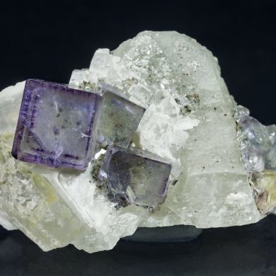 Fluorite with Calcite