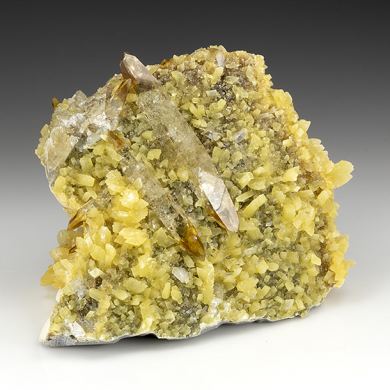 Barite with Calcite