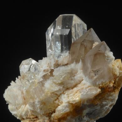 Topaz with Quartz and Clevlandite