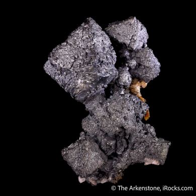Acanthite on Acanthite ps. Argentite