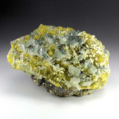 Celestine with Sulfur