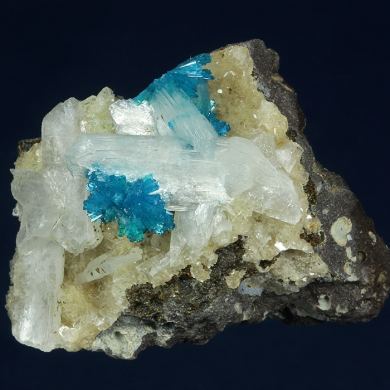 Cavansite with Stilbite