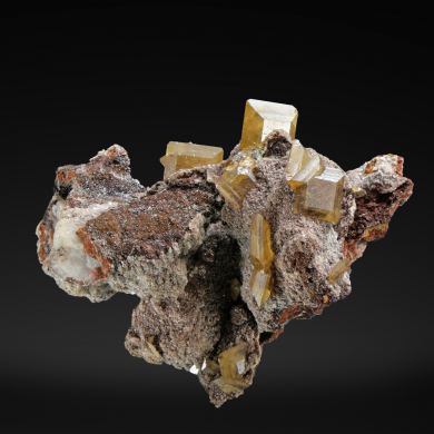 Wulfenite – Tsumeb Mine, Otavi Highlands, Namibia