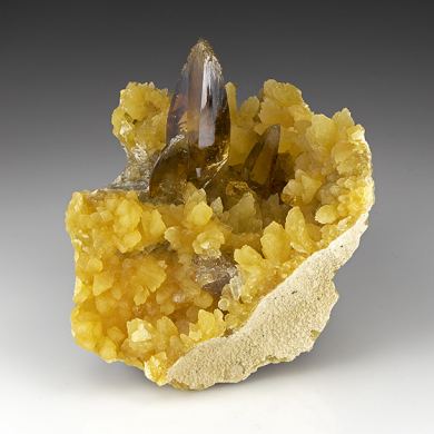 Barite with Calcite