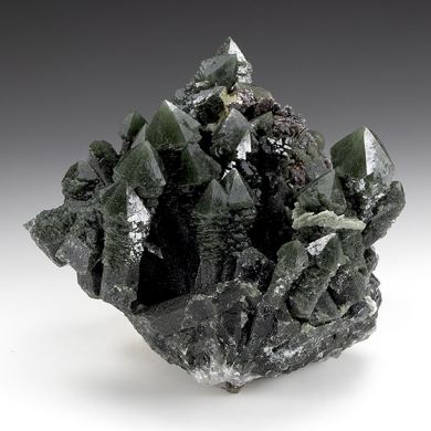Quartz with Sphalerite, Calcite