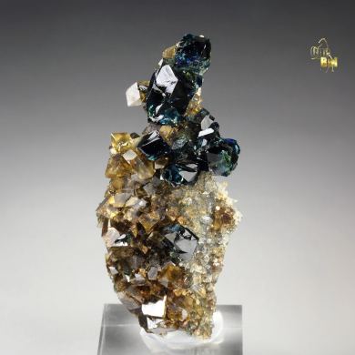gemmy LAZULITE, SIDERITE